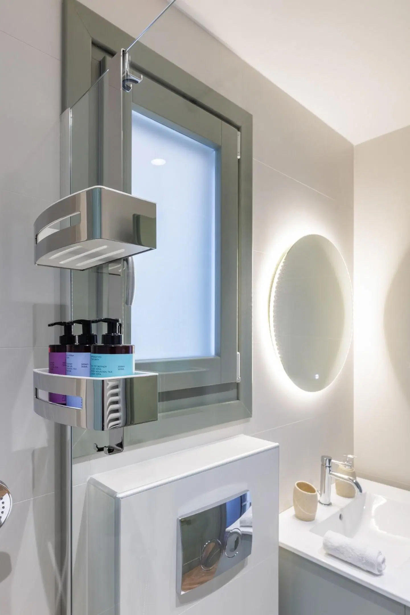 Helia All Seasons Apartments Badezimmer