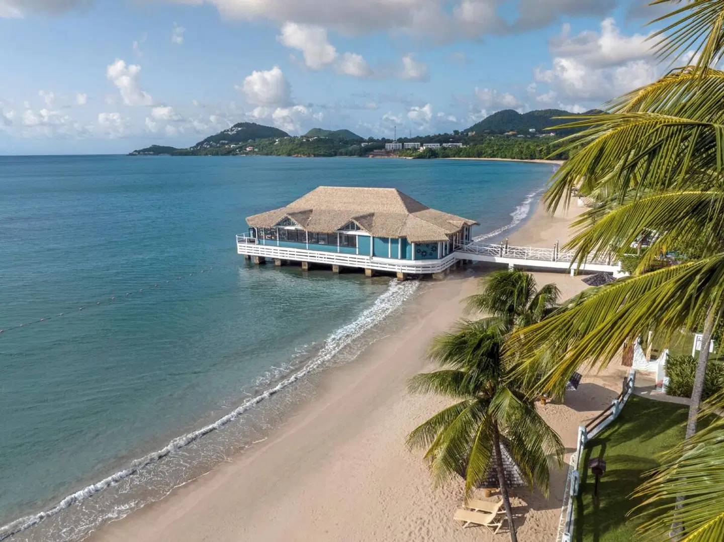 Sandals Halcyon Beach St. Lucia Strand