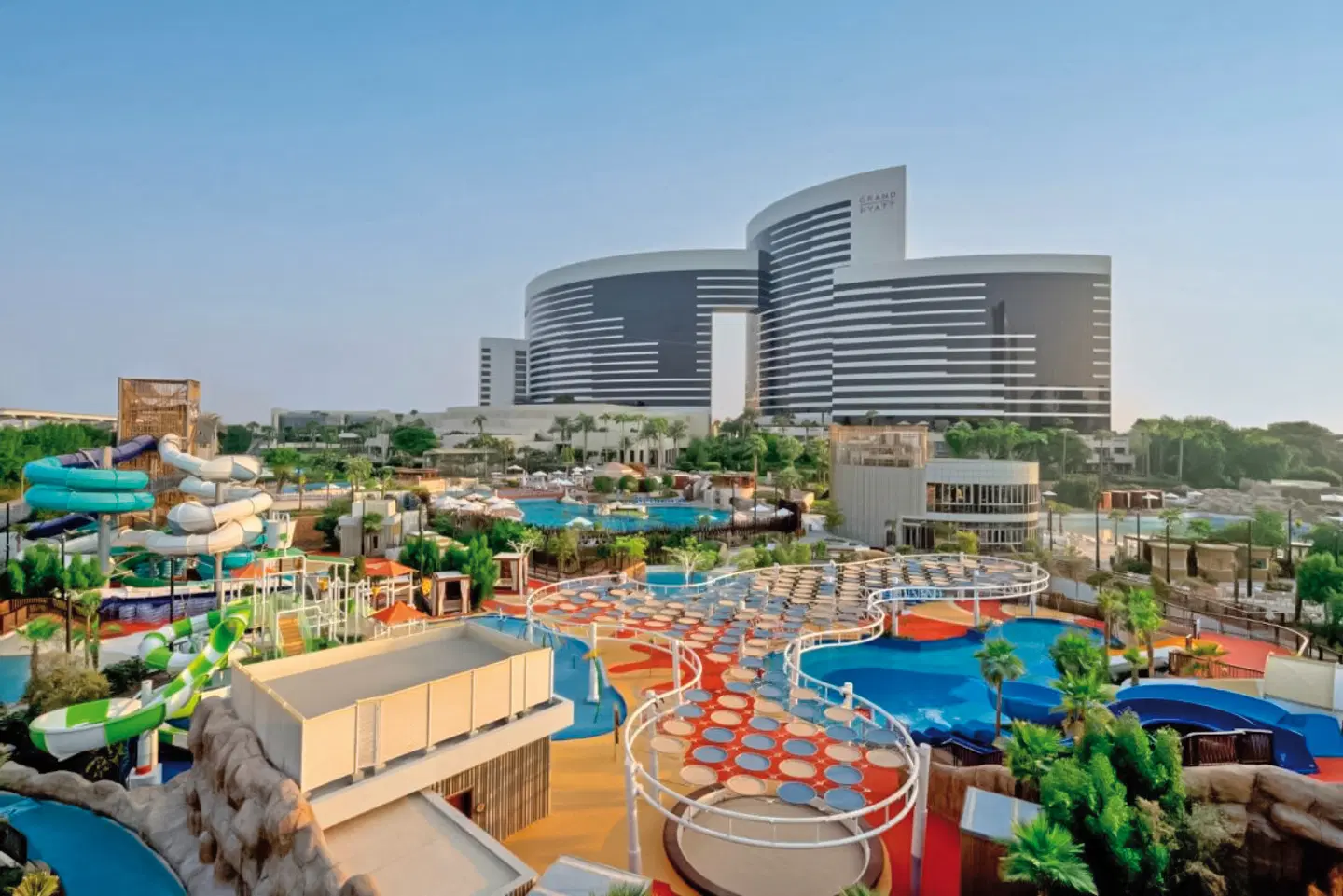 Grand Hyatt Dubai Resort and Waterpark Terrasse