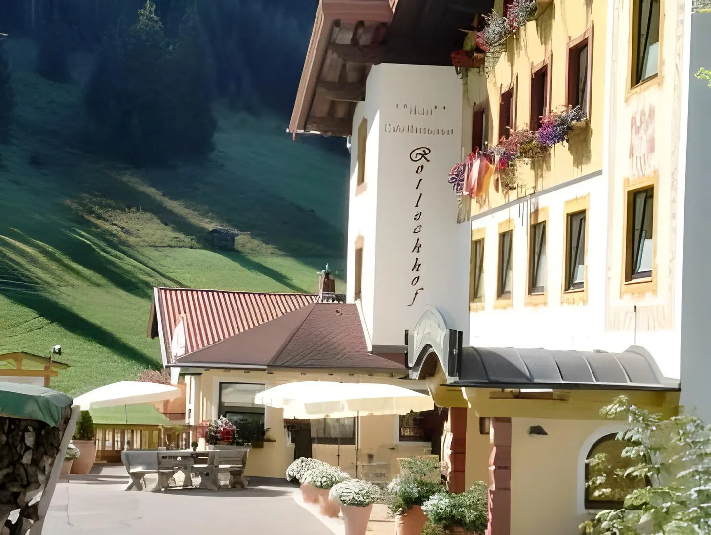 Hotel Rotlechhof Terrasse