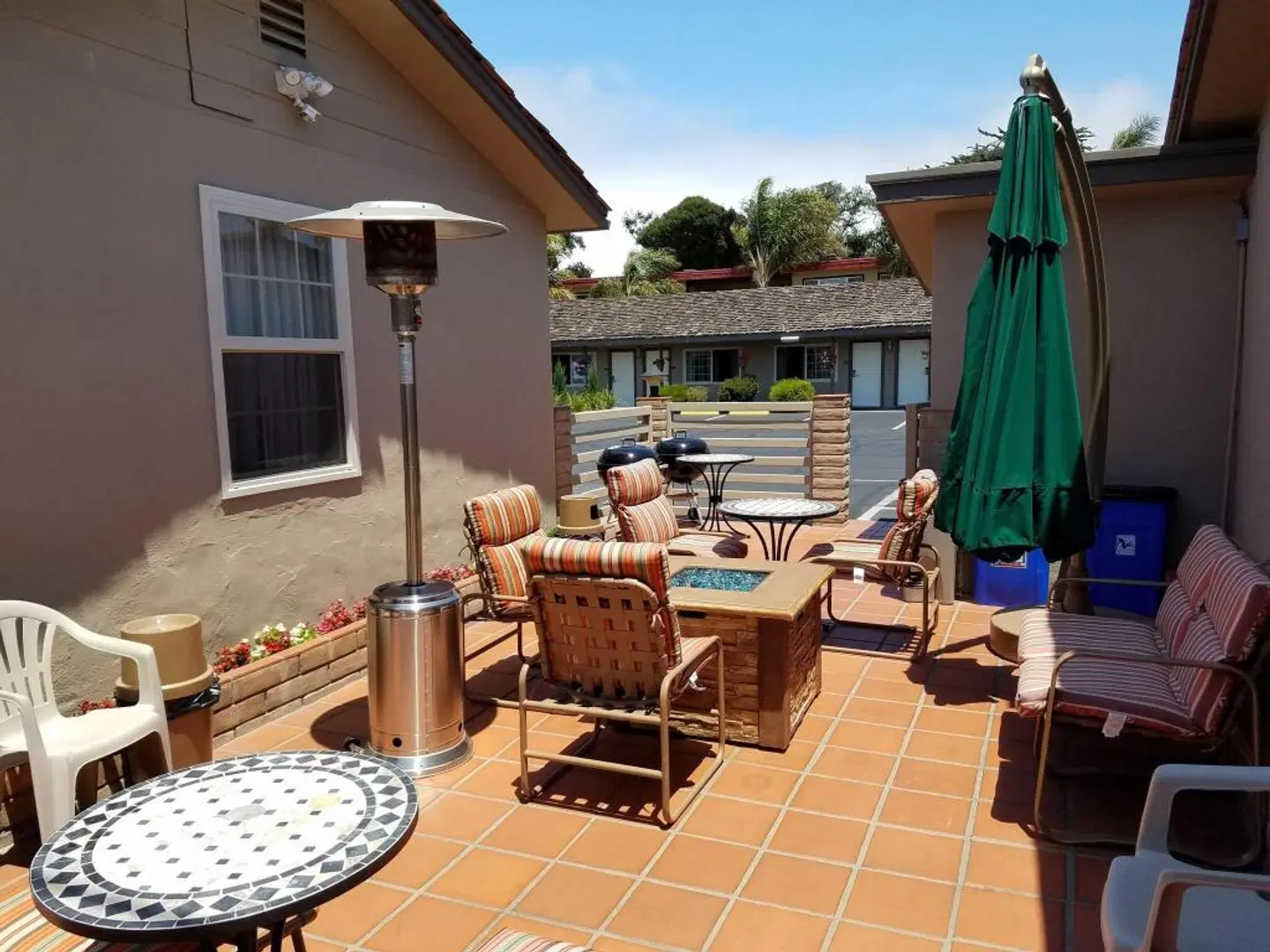 Lone Oak Lodge Terrasse