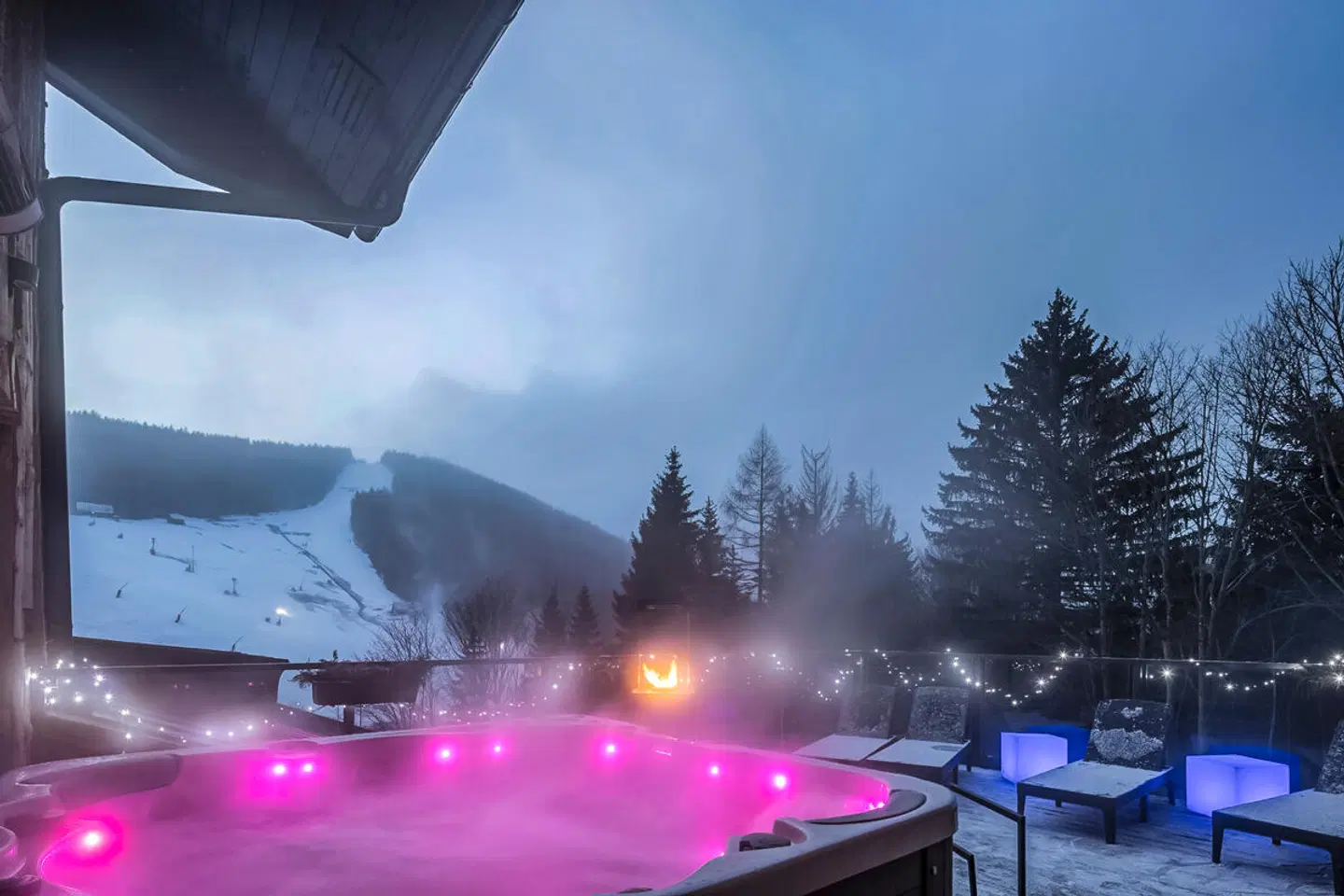 Pytloun Wellness Hotel Harrachov Terrasse