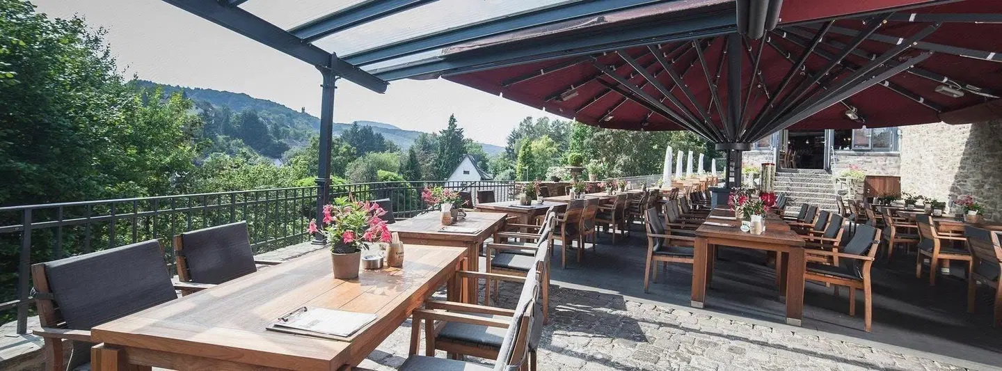 Schloß Burgbrohl Terrasse