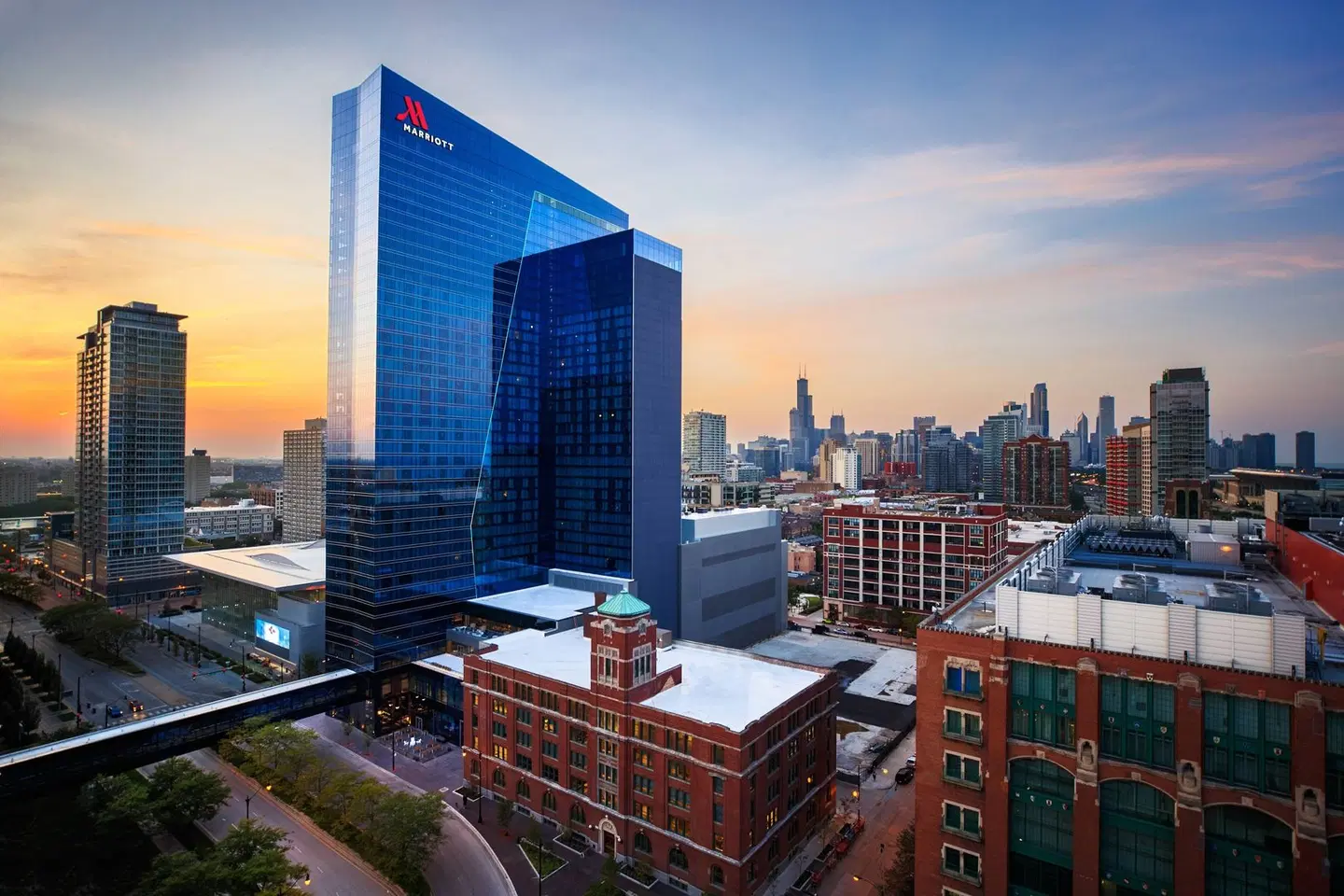 Marriott Marquis Chicago Terrasse