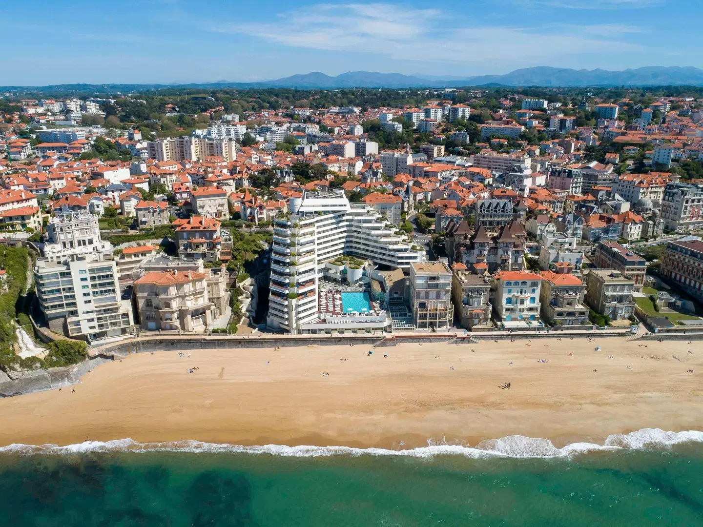 Sofitel Biarritz le Miramar Thalassa sea & spa Hotel Strand
