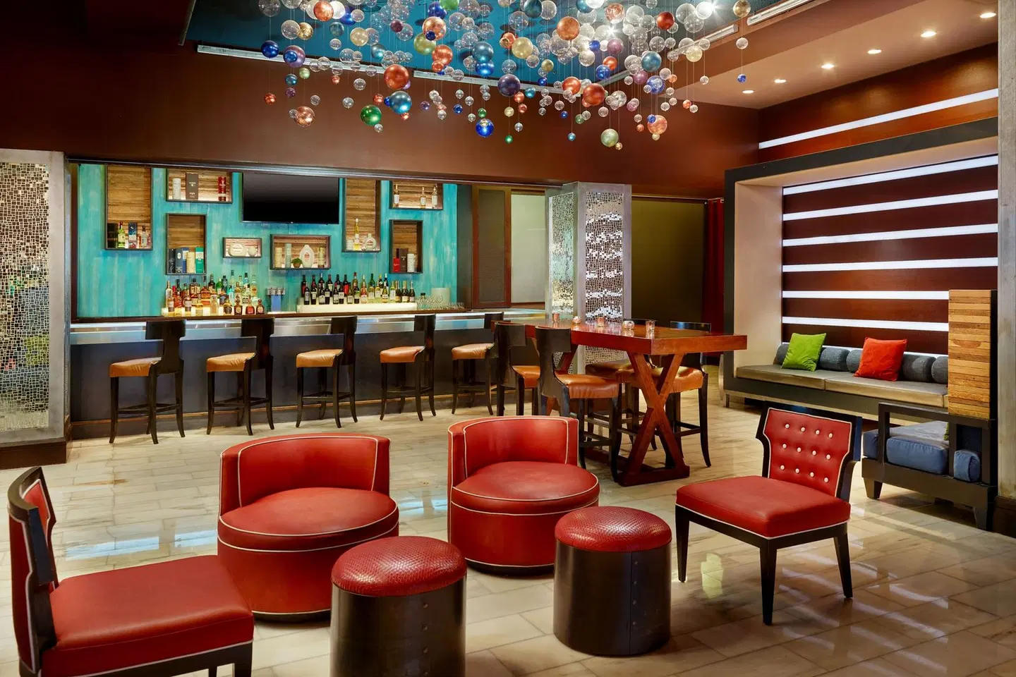 Renaissance New Orleans Pere Marquette French Quarter Area Hotel Bar