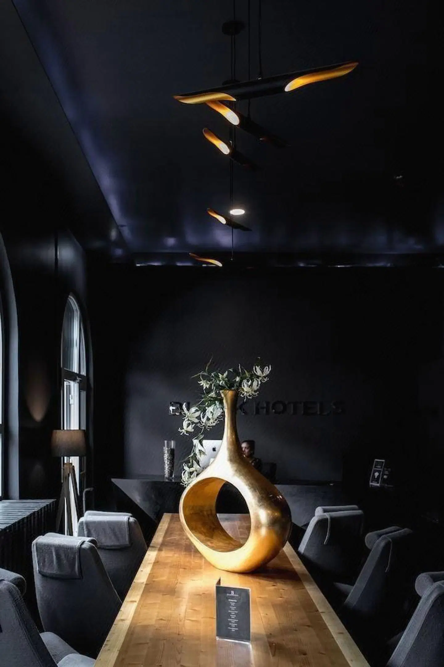 Black Badezimmer