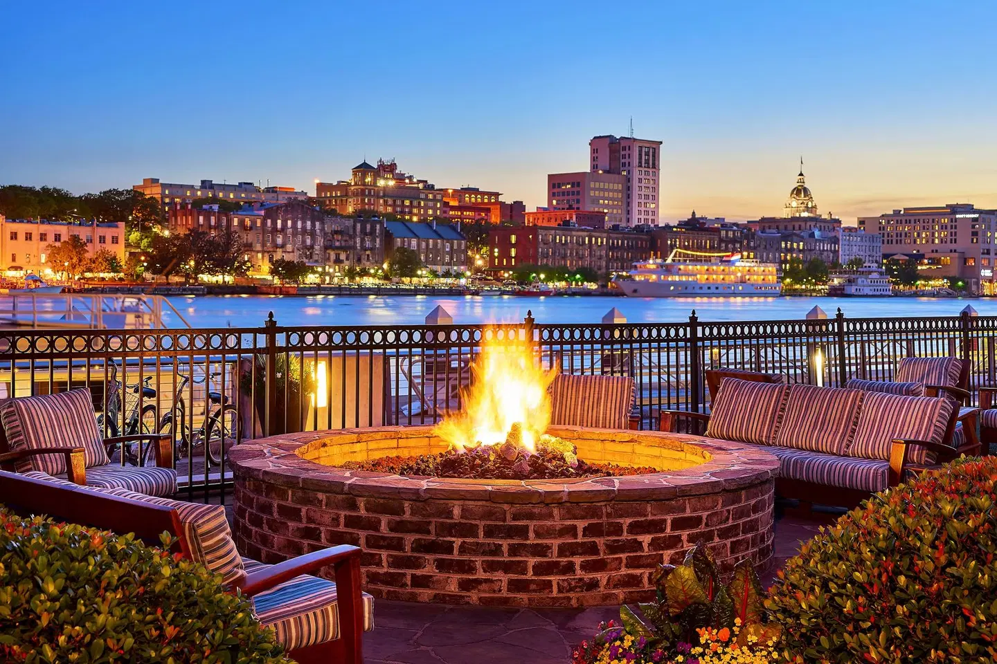 The Westin Savannah Harbor Golf Resort & Spa Terrasse