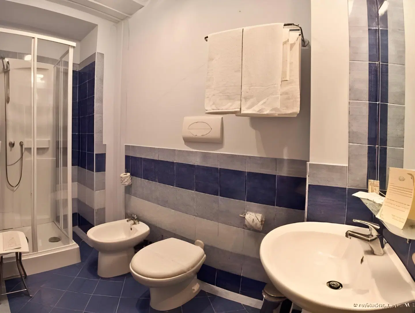 Albanuova Hotel Badezimmer