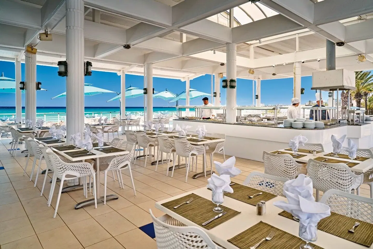 El Mehdi Beach Resort Terrasse