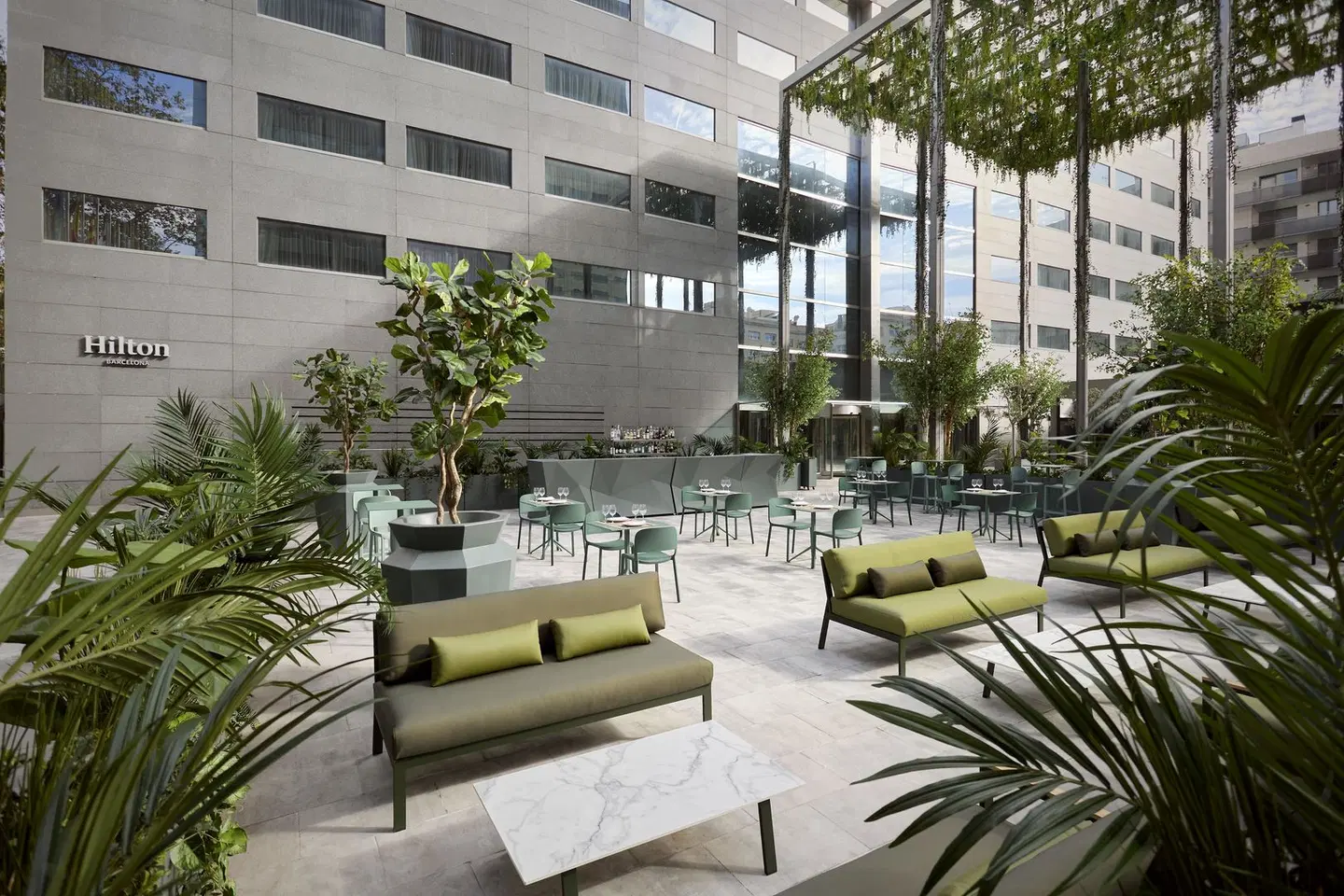 Hilton Barcelona Terrasse