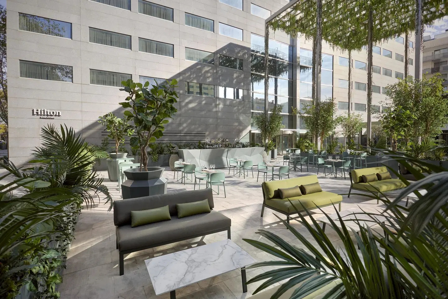 Hilton Barcelona Terrasse