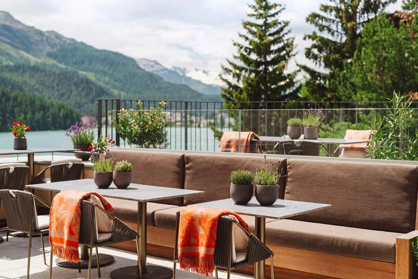 GRACE LA MARGNA ST MORITZ Terrasse