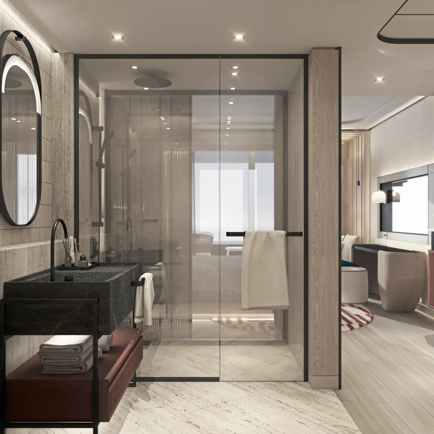 Opatija Marriott Resort & Spa Badezimmer