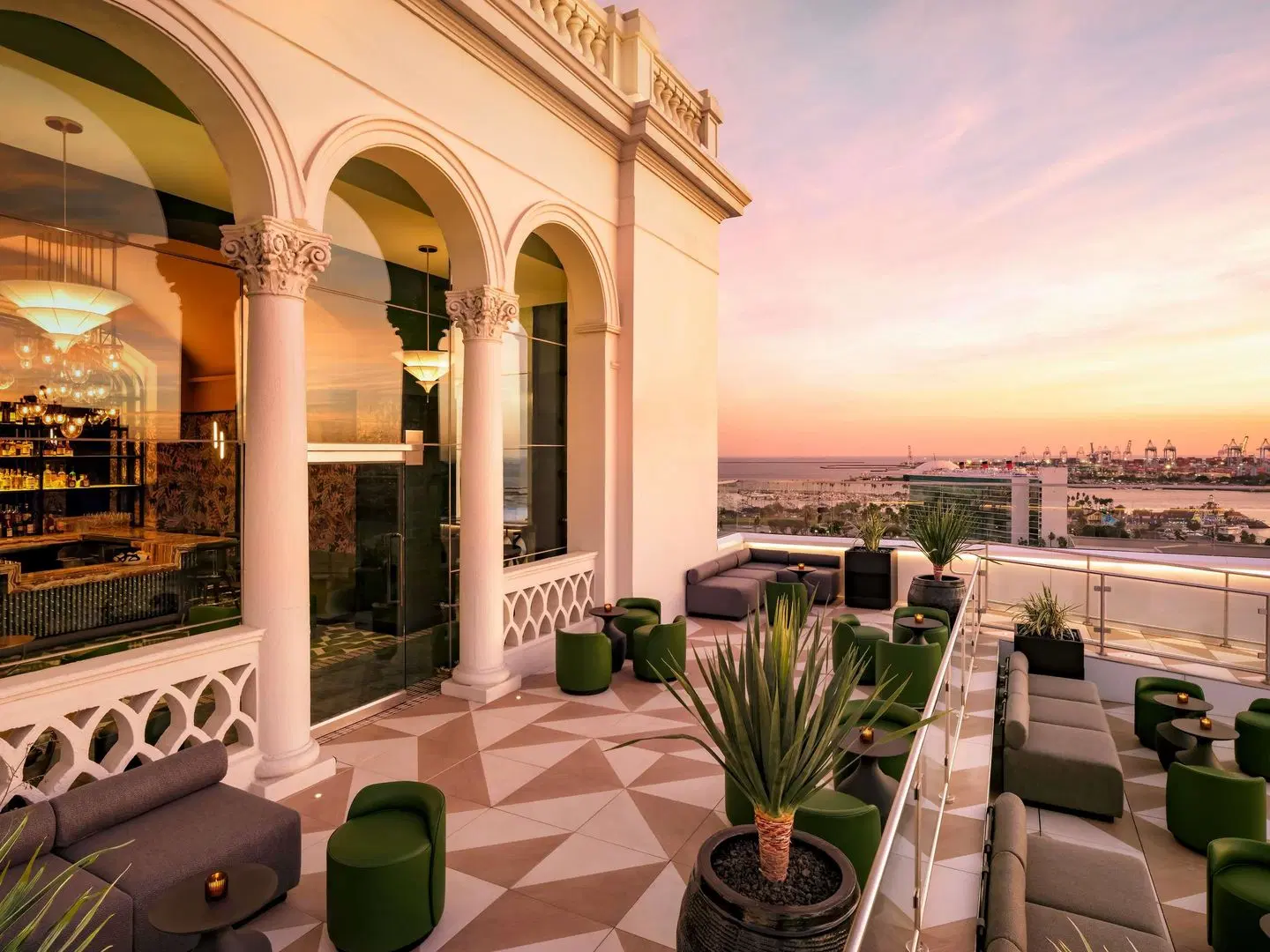 Fairmont Breakers Long Beach Terrasse