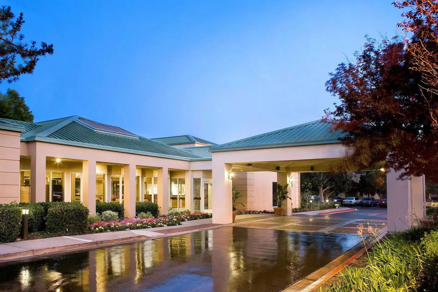 Courtyard by Marriott San Mateo Foster City Terrasse