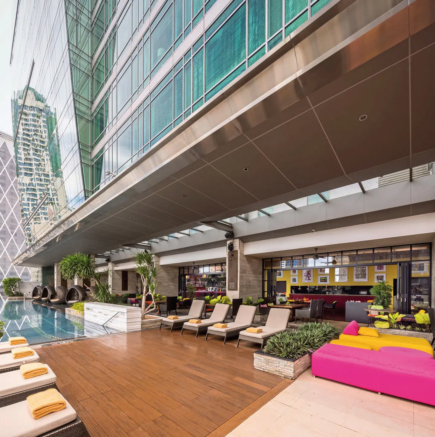 Eastin Grand Hotel Sathorn Bangkok Terrasse