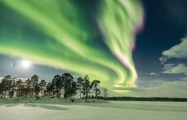 Wildnis unter dem Polarlicht - Inari LANDSCAPE