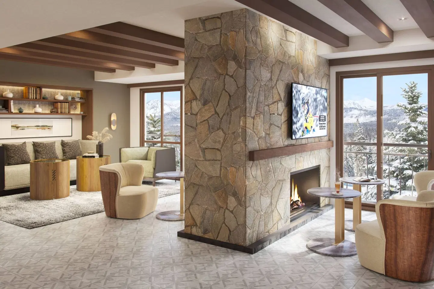 The Ritz-Carlton, Lake Tahoe LOUNGE_LOBBY