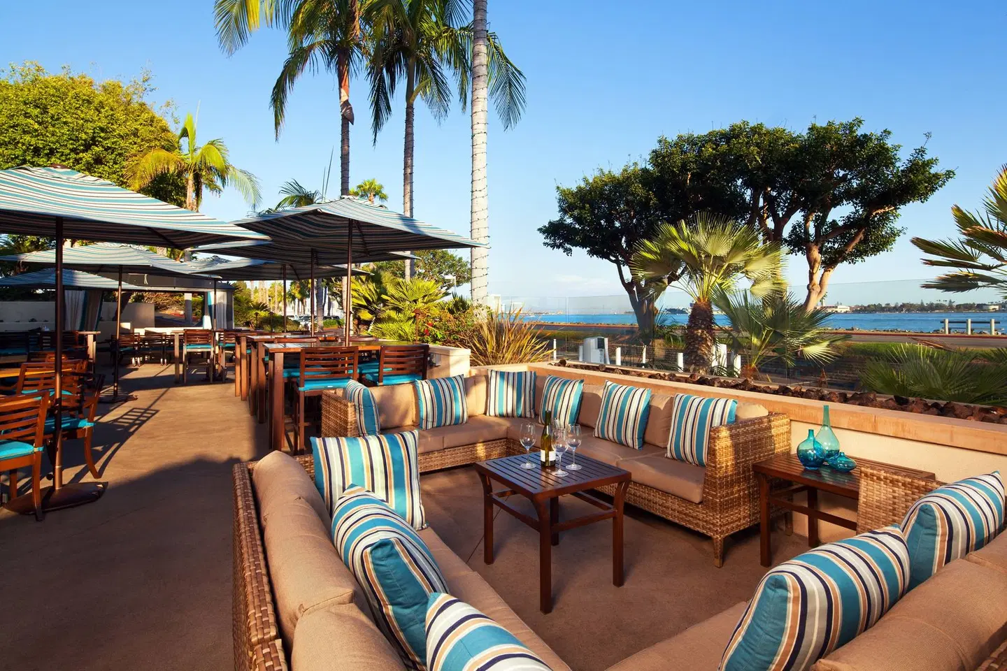 Sheraton San Diego Hotel & Marina Terrasse