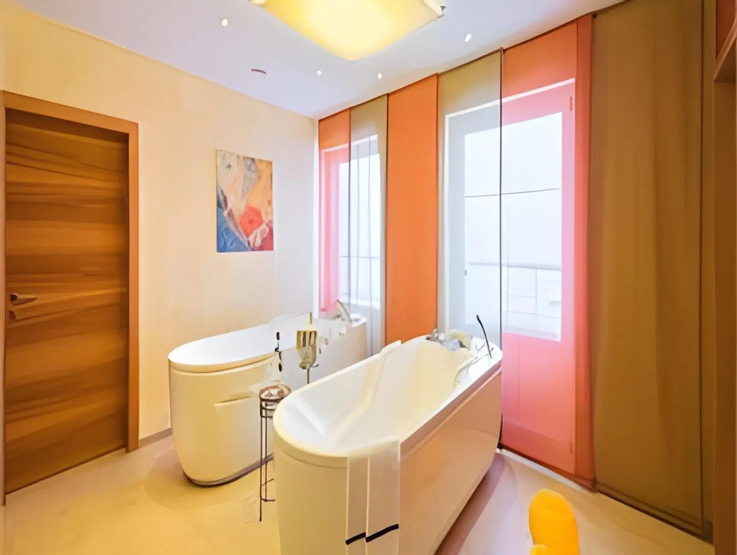 BergSPA & Hotel Zamangspitze Badezimmer