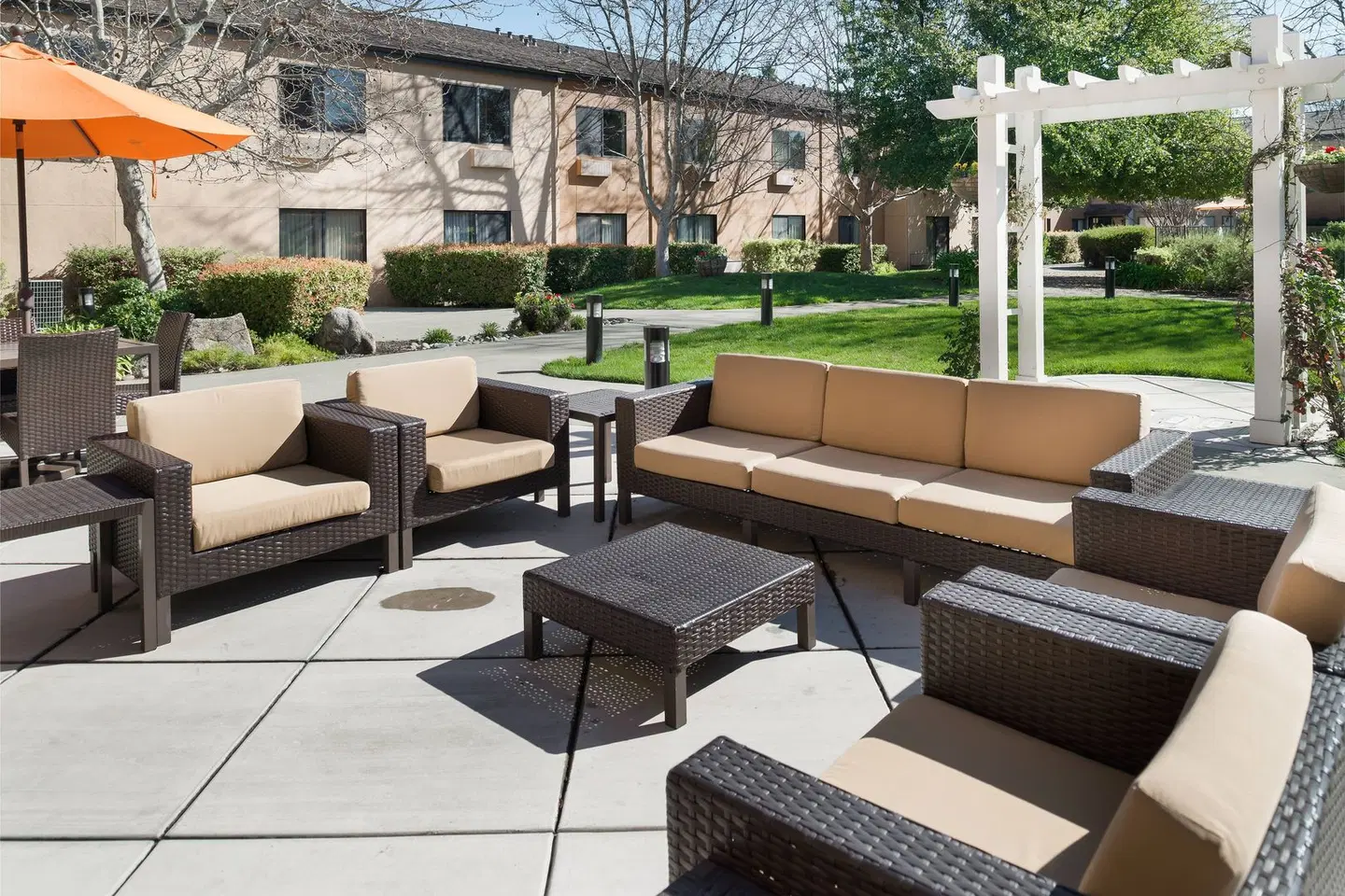 Courtyard by Marriott Vacaville Terrasse