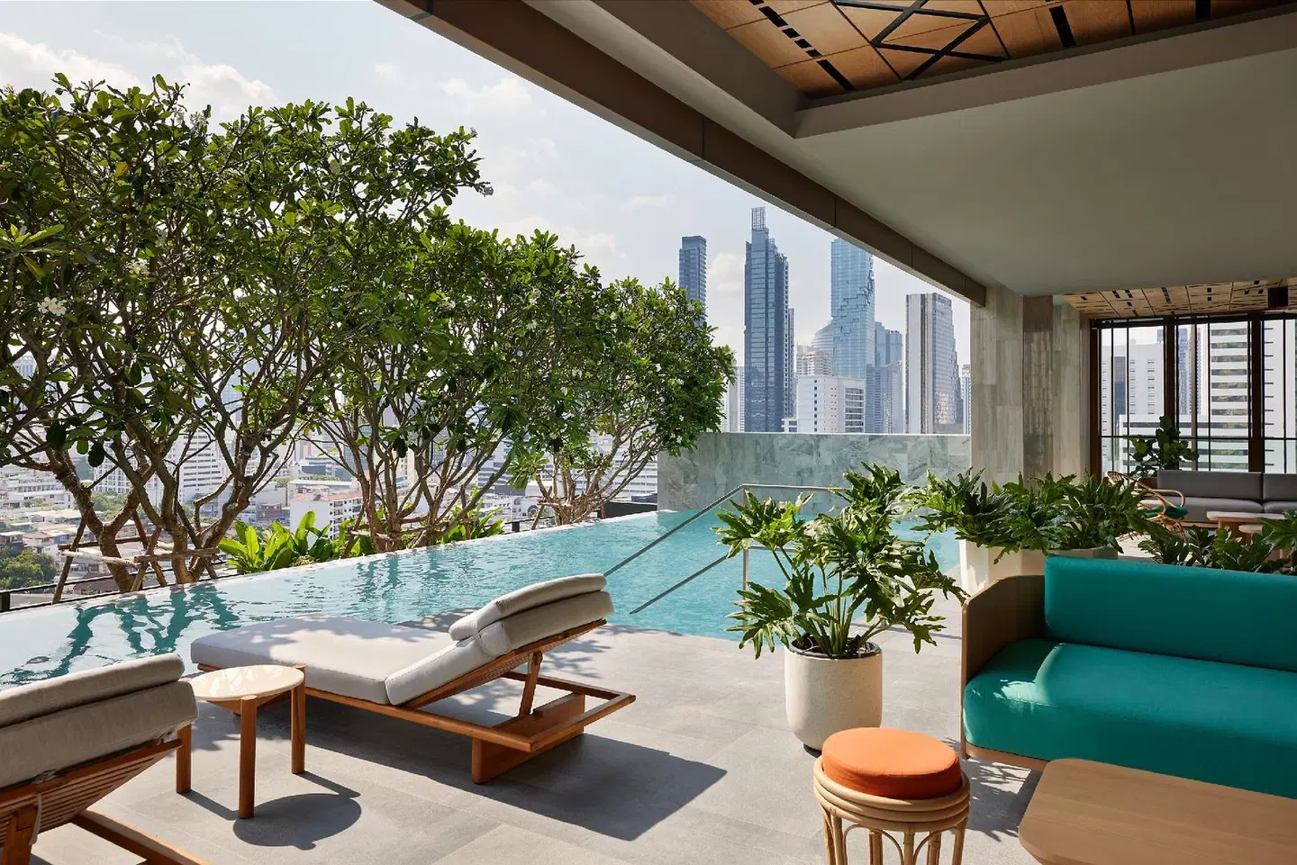 dusitD2 Samyan Bangkok Terrasse