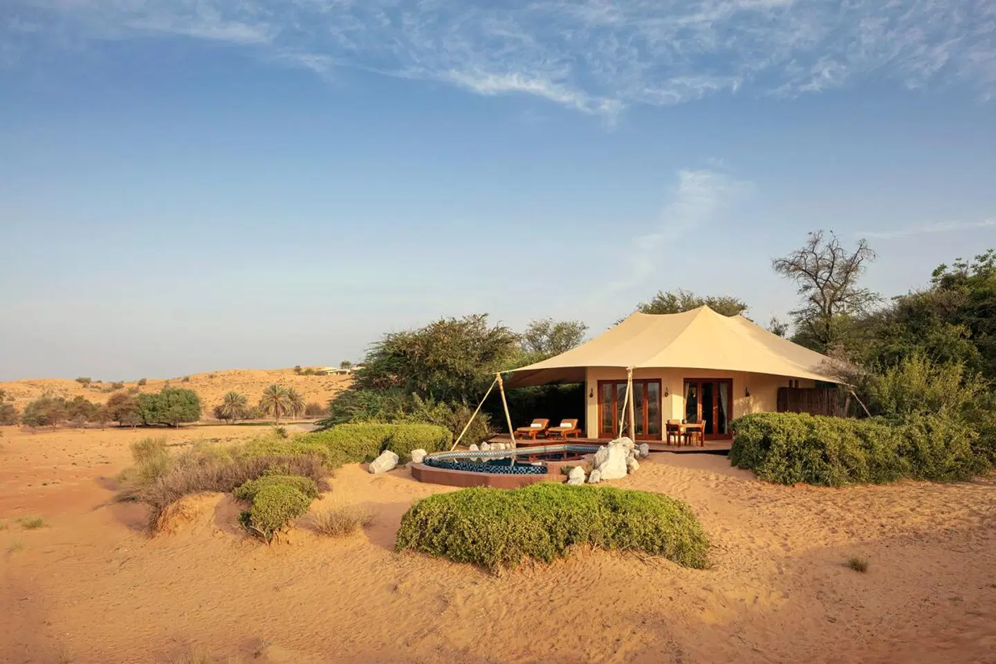 Al Maha, A Luxury Collection Desert Resort & Spa Garten