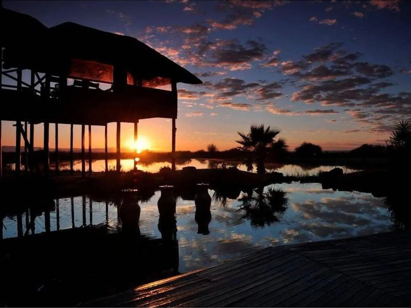 Ditholo Game Lodge Terrasse