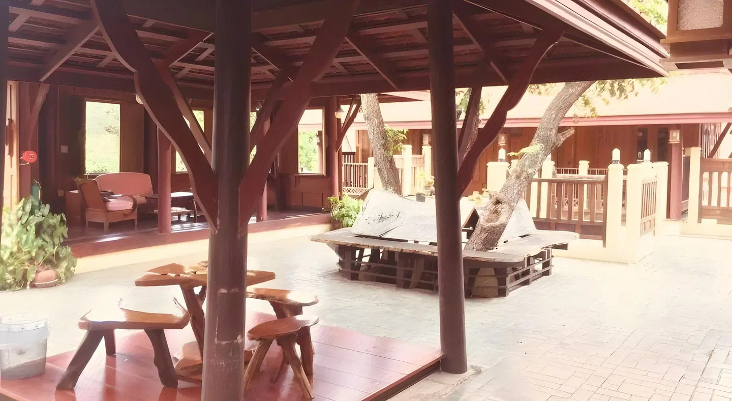 Luang Chumni Village Terrasse