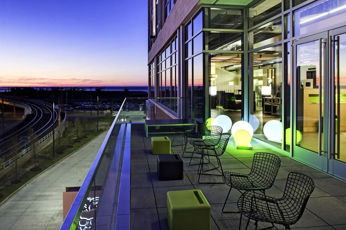 Aloft Cleveland Downtown Terrasse