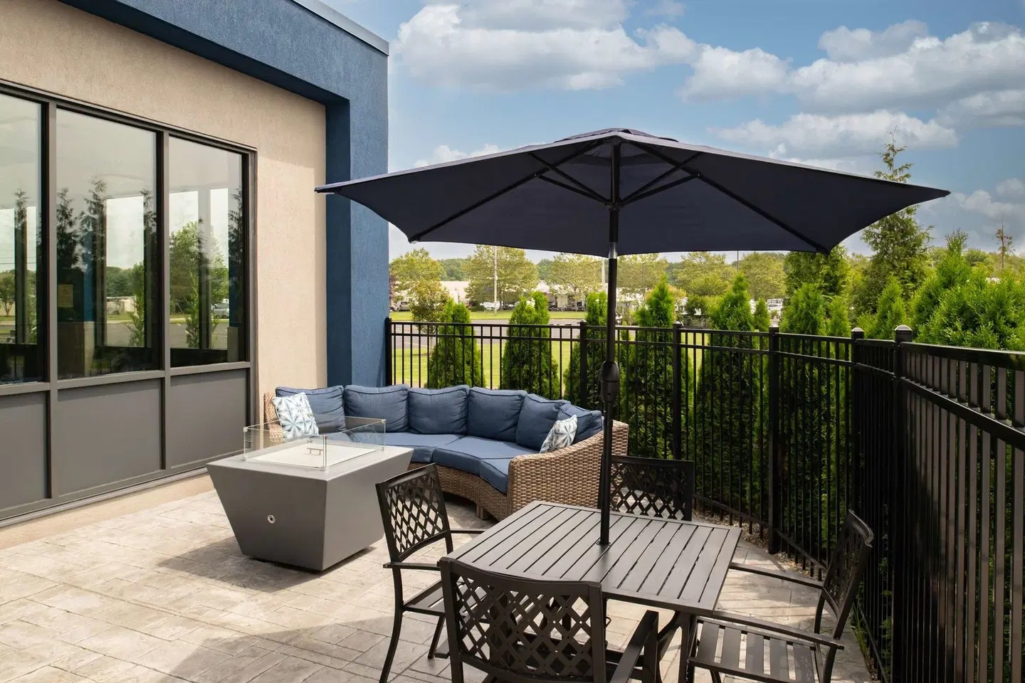 Hampton Inn Seekonk Terrasse