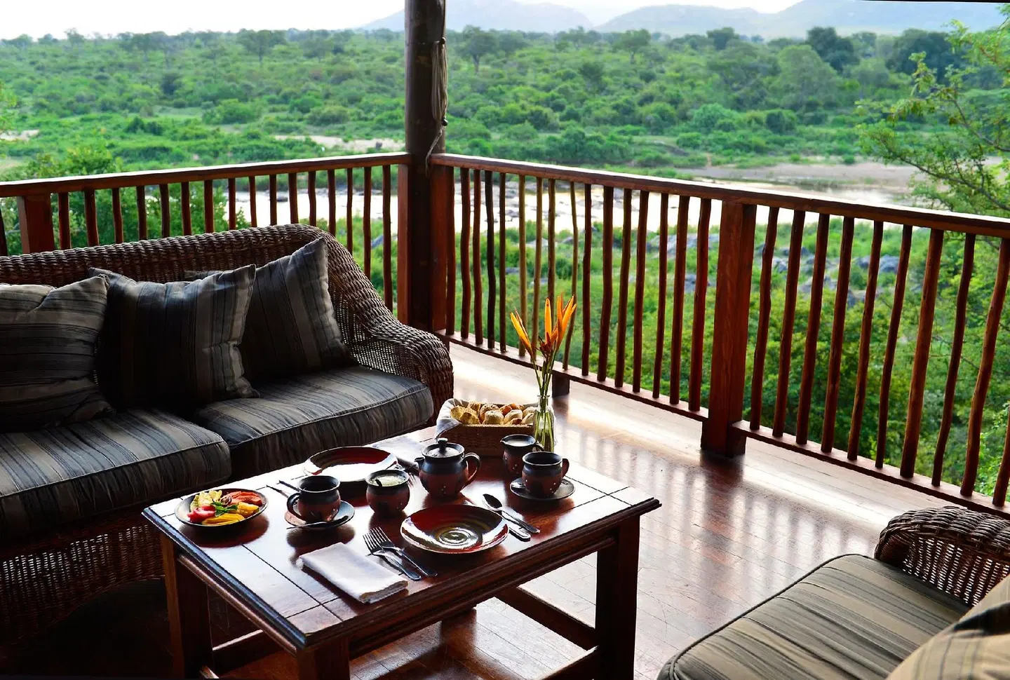 Pestana Kruger Lodge Terrasse