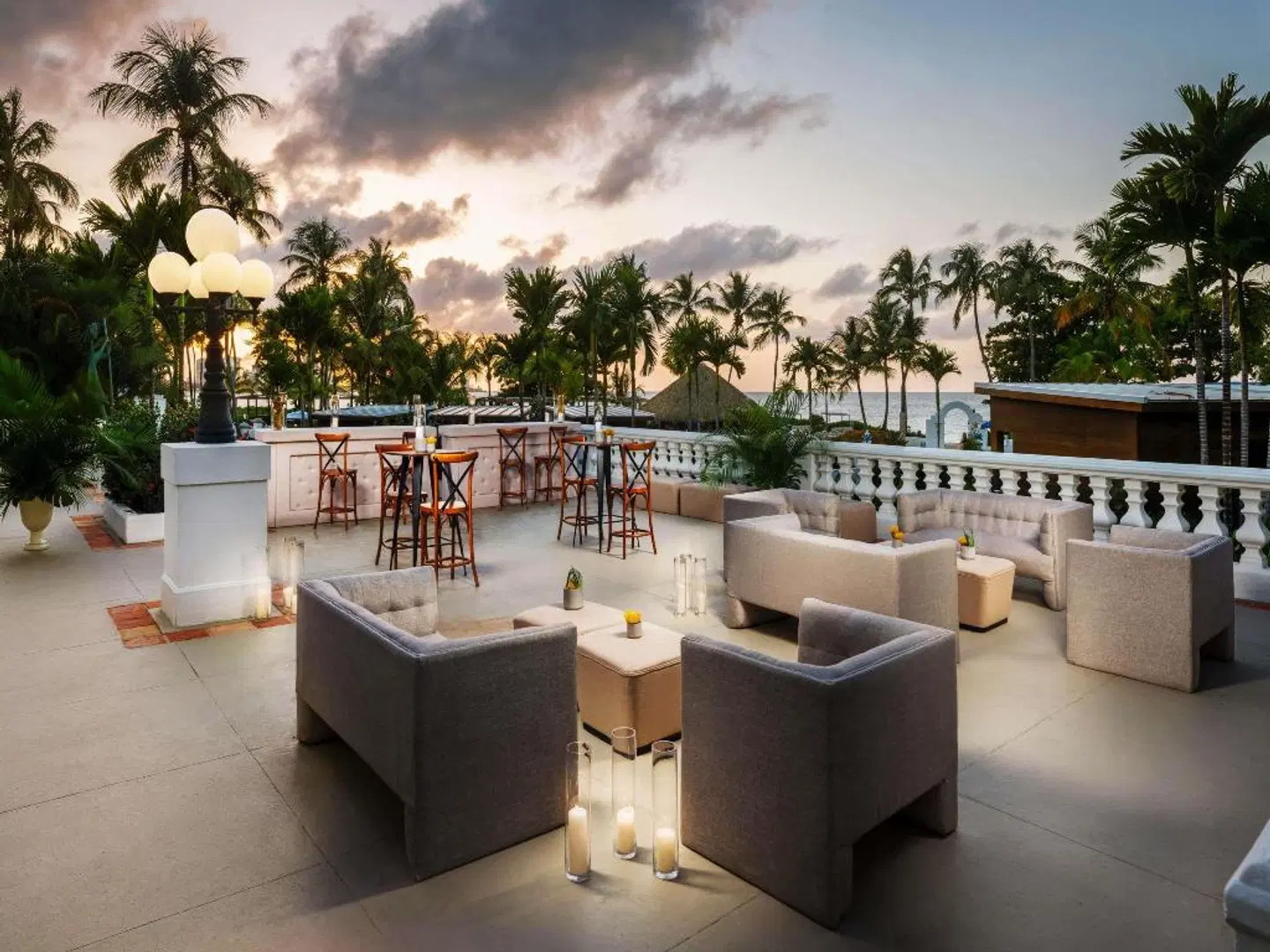 Fairmont El San Juan Hotel Terrasse