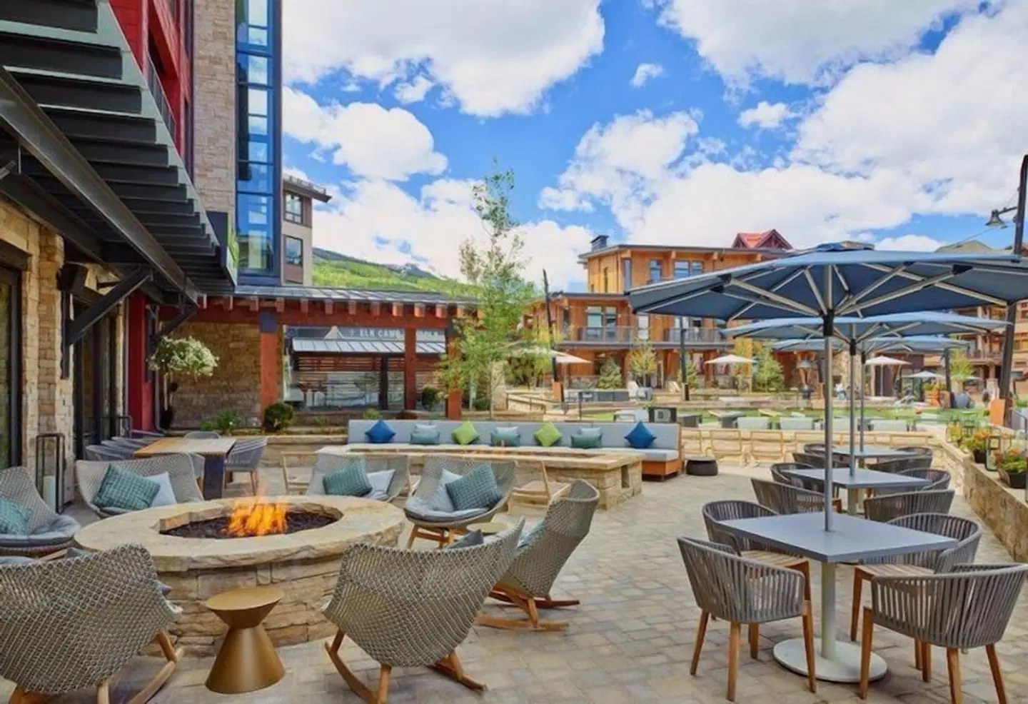 Limelight Hotel Snowmass Terrasse