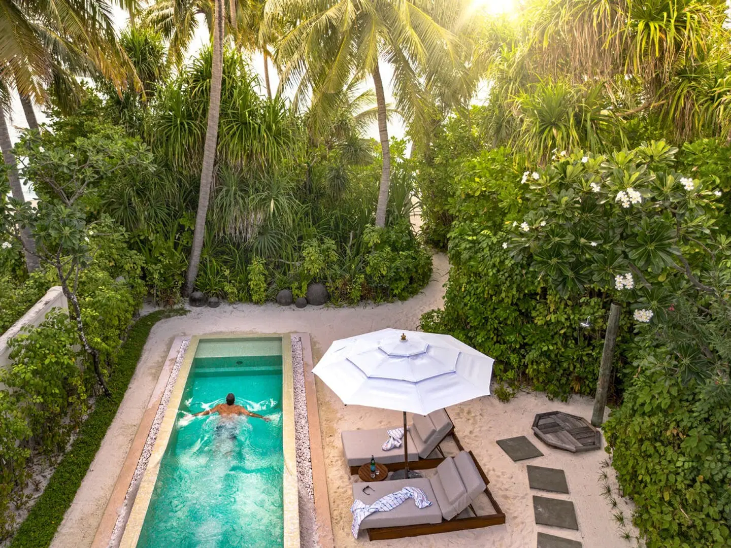 Conrad Maldives Rangali Island Terrasse