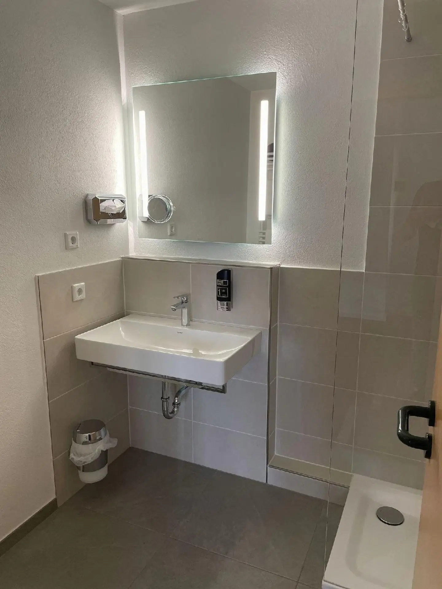 Bikehotel Freiburg Badezimmer