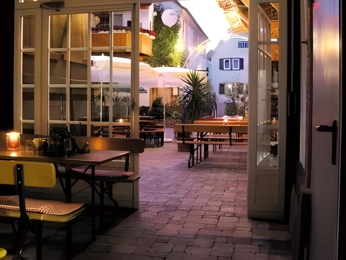 Wirtshaus am Treidelpfad Terrasse
