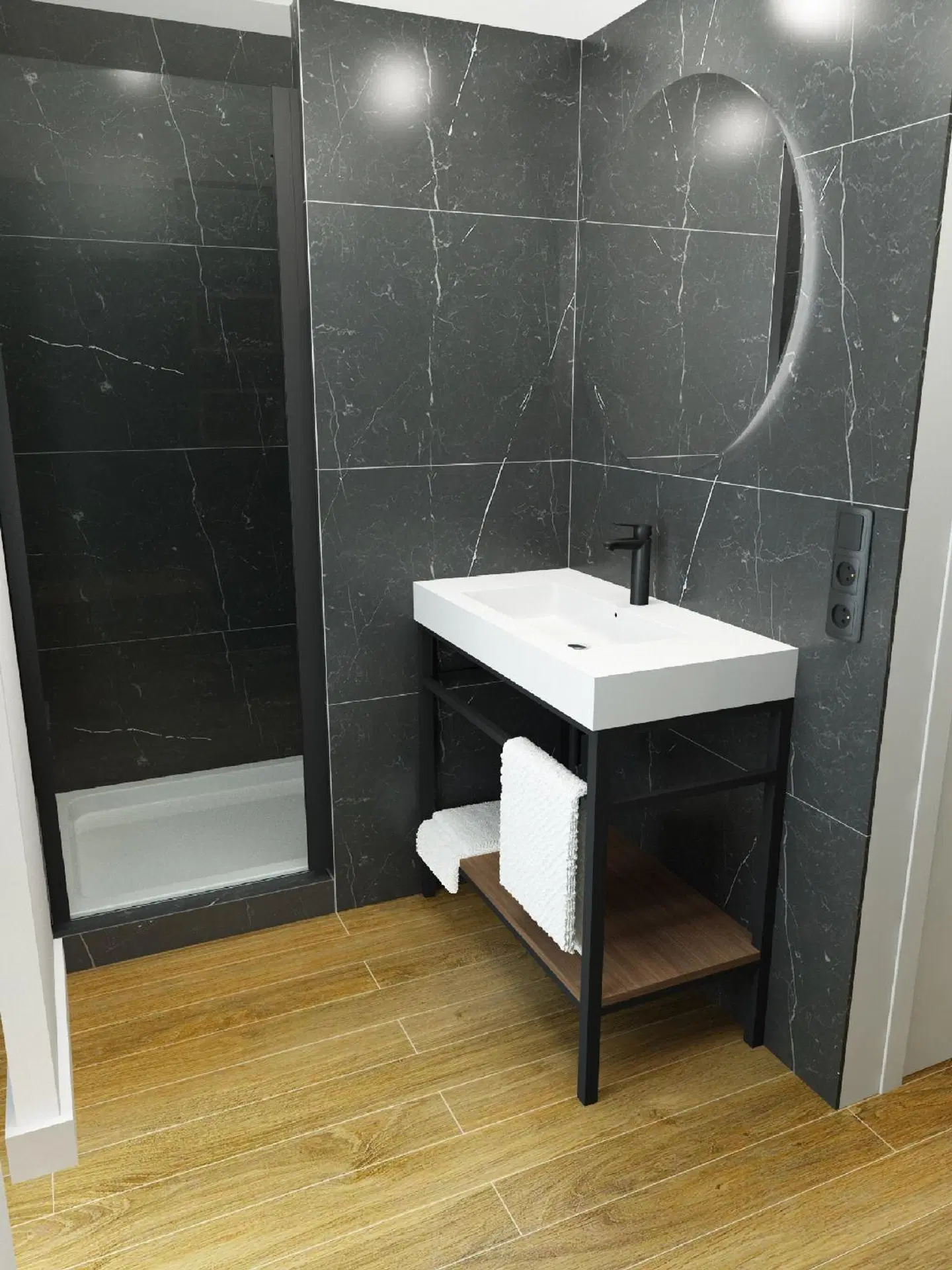 Kyriad Tours Sud - Ballan Mire Badezimmer