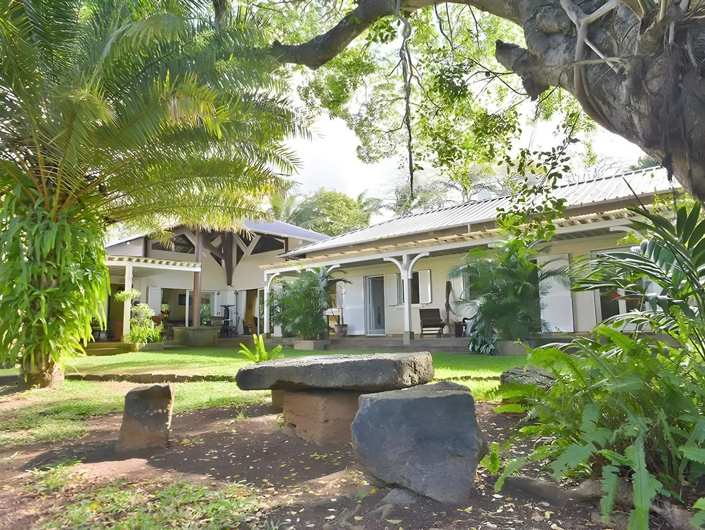 Tree Lodge Mauritius Garten