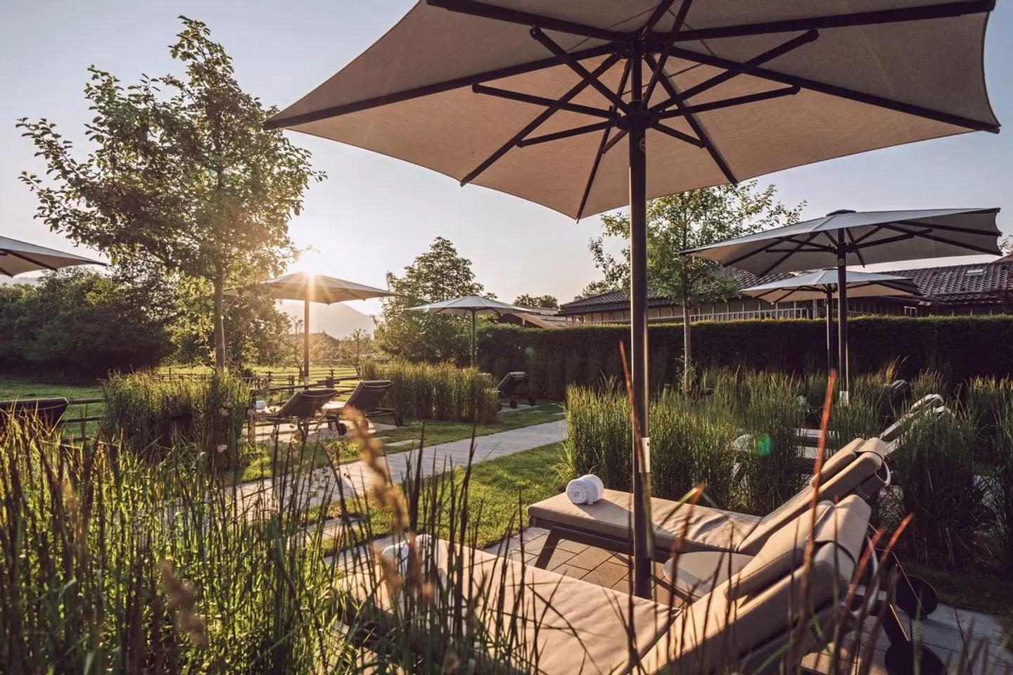 Parkhotel Egerner Höfe Terrasse