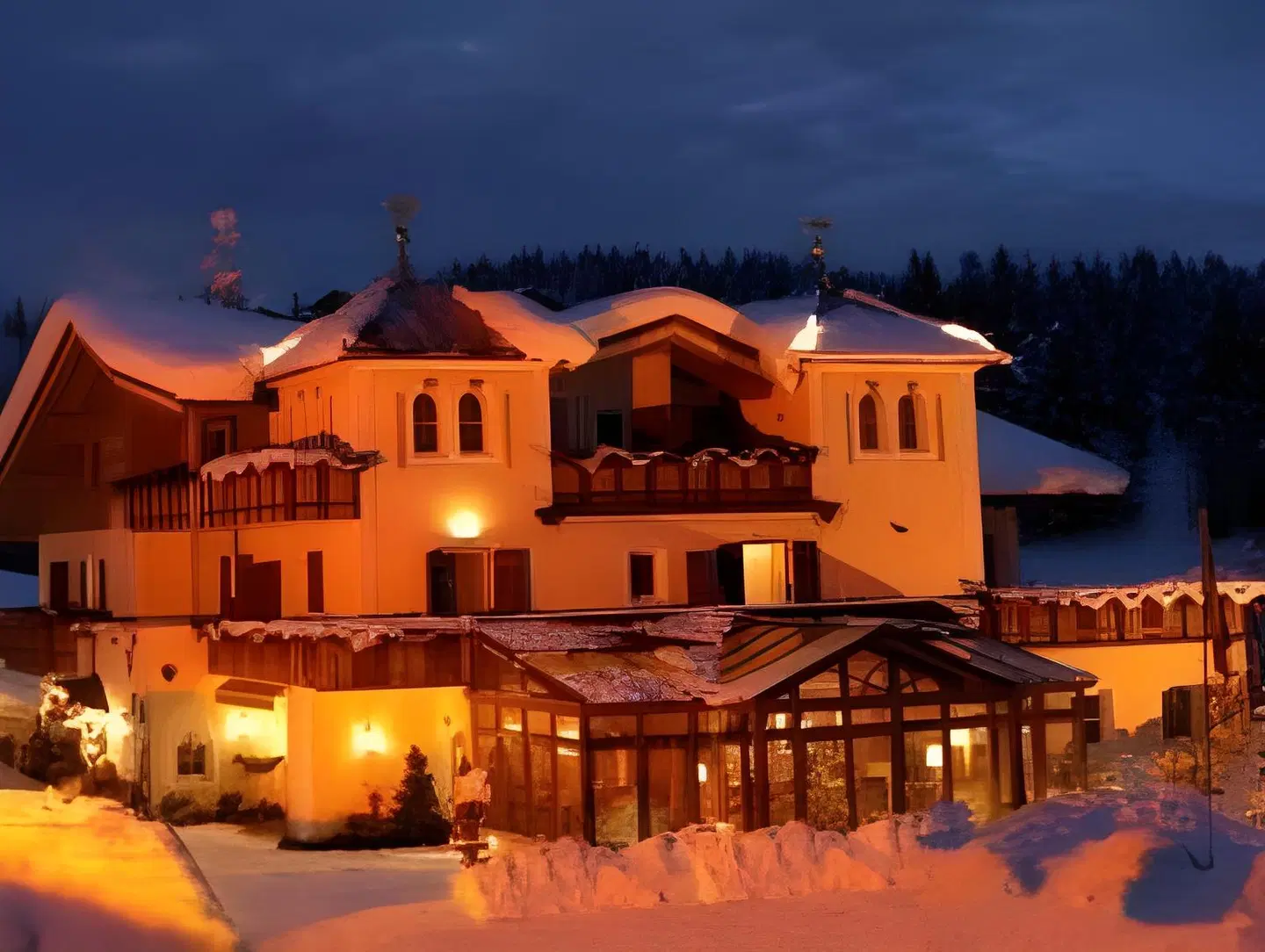 Albion Mountain Spa Resort Dolomites Terrasse