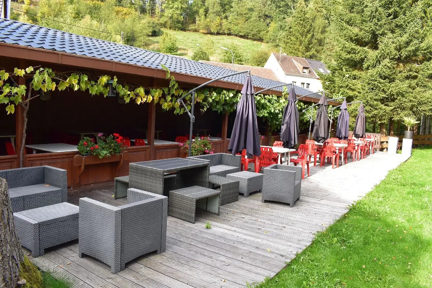 Theis Mühle Terrasse