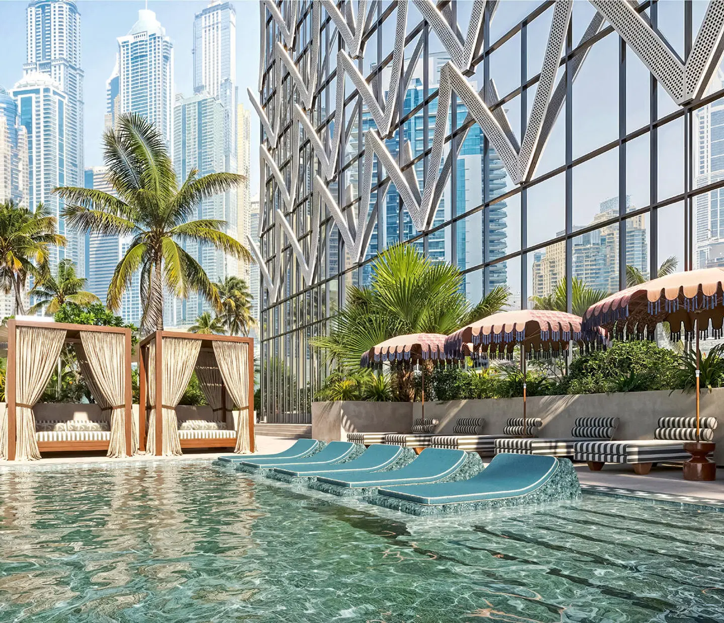 Kimpton Sevn Dubai Hallenbad