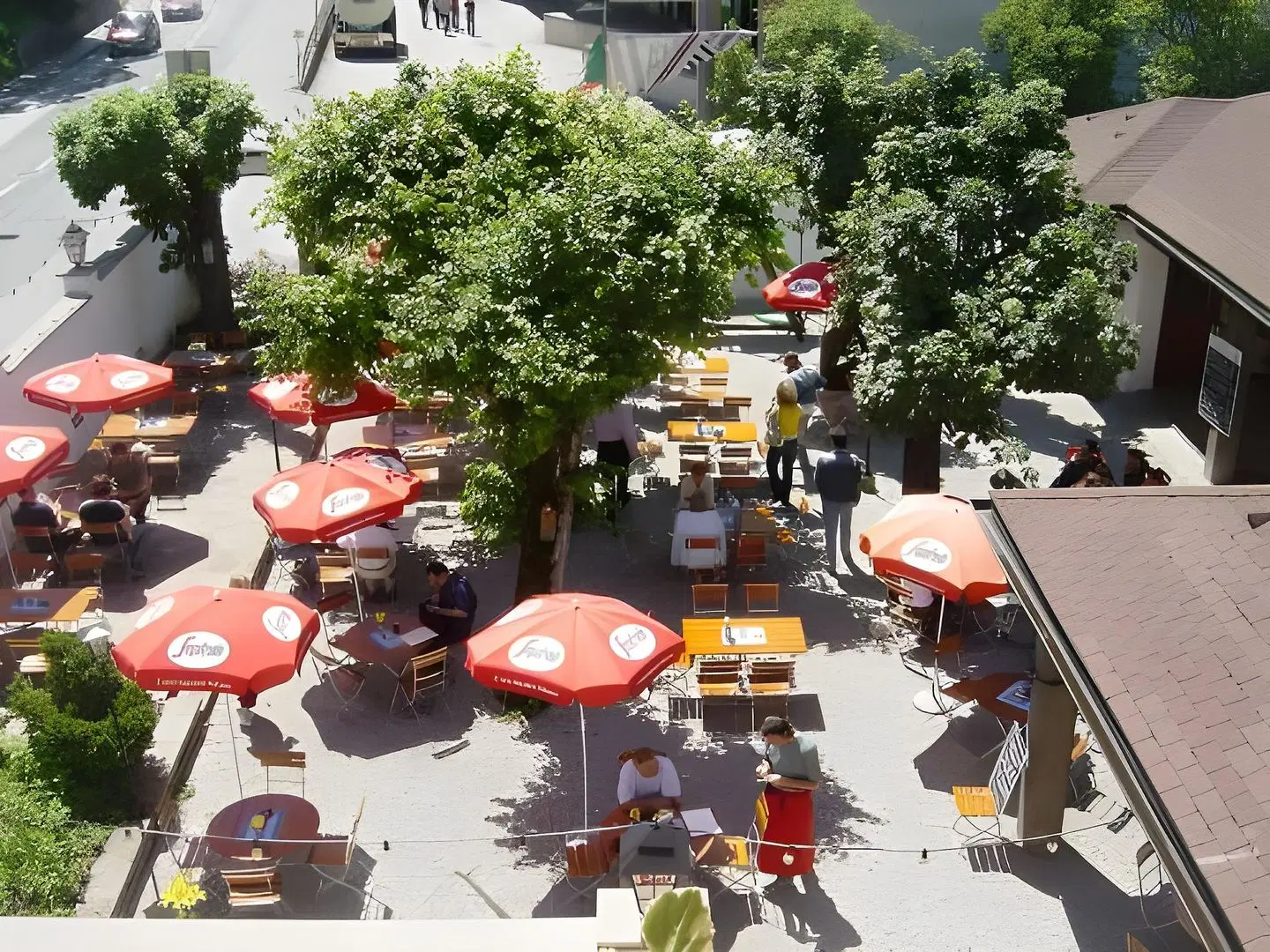 Plainbrücke Terrasse