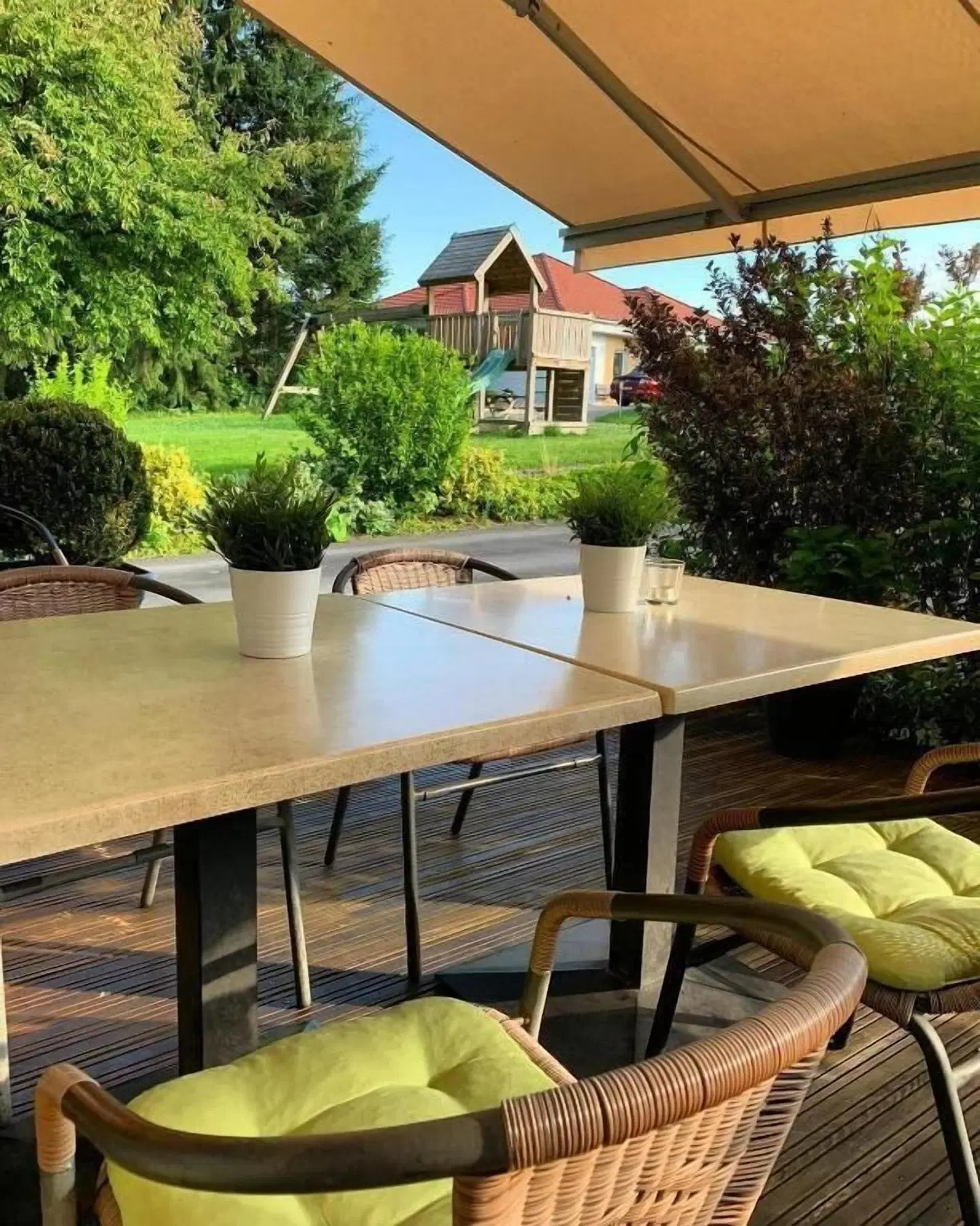 Hammermühle Terrasse