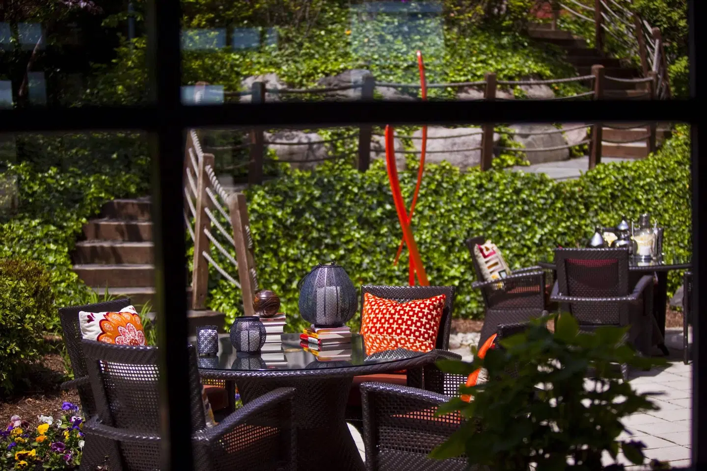 The Baronette Renaissance Detroit-Novi Hotel Terrasse