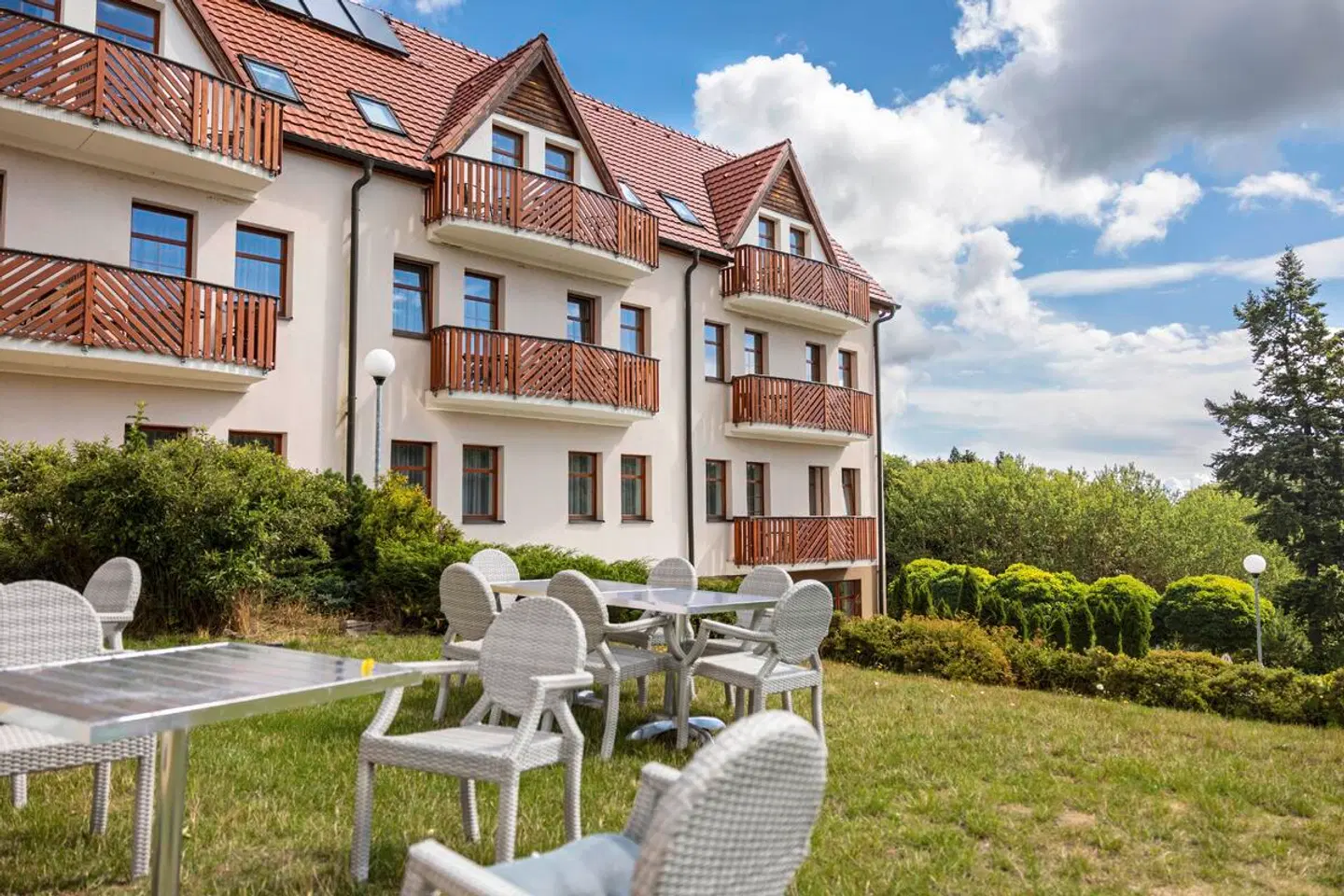 Pytloun Wellness Hotel Hasistejn Terrasse