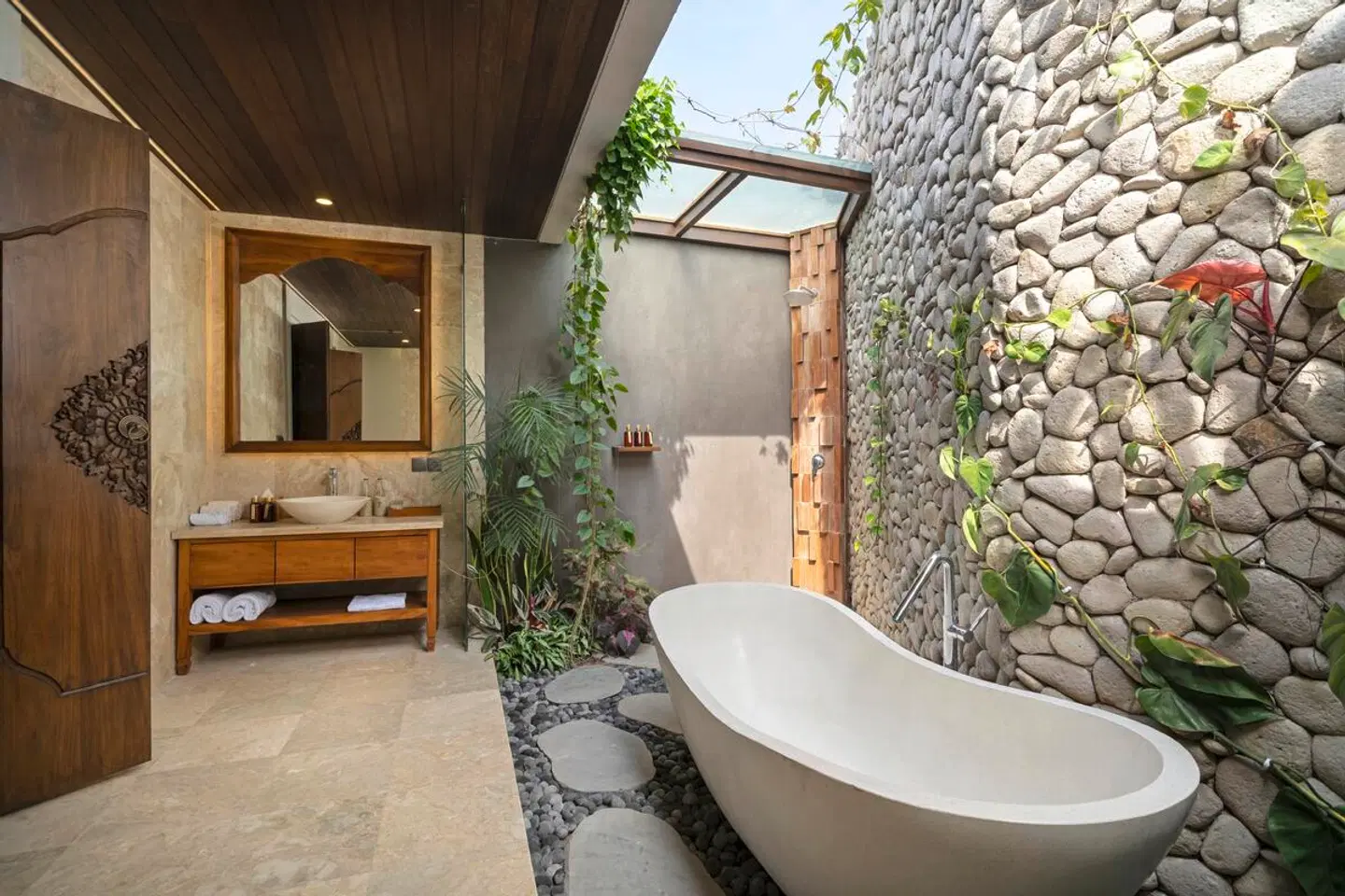 Adiwana Unagi Suites Badezimmer