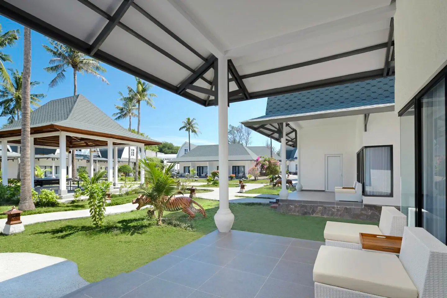 Jambuluwuk Oceano Resort Gili Trawangan Garten